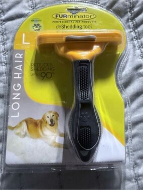 FURminator‎ Long Hair deShedding Tool in Yellow and Black